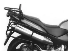 Komplettträgerset (Seitenkofferträger und Rohrgepäckbrücke Topcaseträger) schwarz für Honda CB 600 F Hornet/S (1998-2002)