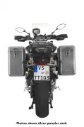 ZEGA Mundo Koffersystem  für Yamaha MT-09 Tracer (2015-2017) Volumen 31/31, Farbe Kofferträger Schwarz, Farbe Alu Natur