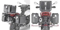 Seitenkoffer-Träger ONEFIT abnehmbar Monokey CAM für Moto Guzzi V85 TT (19-23)