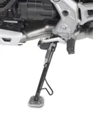 Fuß-Verbreiterung aus Aluminium und Edelstahl für Seitenständer Moto Guzzi V85TT (nur Bj. 2019)