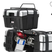 Topcase Träger für MONOKEY Koffer, mit Platte für BMW F 650 GS (04-07) / G 650 GS (11-17)