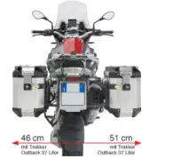 Stahlrohr-Seitenkofferträger für Trekker Outback Monokey CAM-SIDE Koffer für BMW Modelle