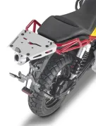 Alu Topcase Träger für Monokey Koffer, 6 kg für Moto Guzzi V85 TT (19-23)