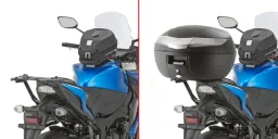 Topcase Träger für Monokey oder Monolock Koffer für Suzuki GSX S1000F / GSX S1000 /15-20)