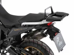 Alurack Topcaseträger schwarz für Kombination mit Originalgepäckbrücke für Honda CRF 1100L Africa Twin Adventure Sports (2024-)