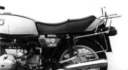 Komplettträgerset (Seitenkofferträger und Rohrgepäckbrücke Topcaseträger) chrom für BMW R 45 (1978-1985)/R 65 (1978-1985) (2 Federbeine)