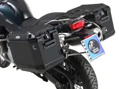 Kofferträgerset Cutout Edelstahlträger inkl. Xplorer schwarz Kofferset für BMW F 850 GS (2018-2023)