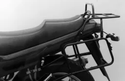 Komplettträgerset (Seitenkofferträger und Rohrgepäckbrücke Topcaseträger) schwarz für MZ Scorpion Tour (1994-2002)