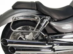 Rohr-Ledertaschenhalter chrom für Triumph Rocket III (2004-2009)