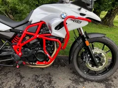 Tankschutzbügel (nur in Kombination mit Motorschutzbügel 502935/502936) rot für BMW F650GS Twin(2008-2011)F700GS(12-17)F 800 GS (2008-2016)