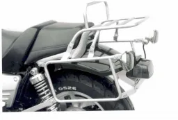 Komplettträgerset (Seitenkofferträger und Rohrgepäckbrücke Topcaseträger) chrom für Yamaha V Max (1985-2002)