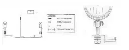 Twinlight Zusatzscheinwerferset (Fernlicht) inkl. Halter und Kabel chrom für Honda VTX 1800 (2001-2006)