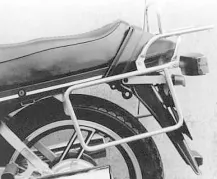 Komplettträgerset (Seitenkofferträger und Rohrgepäckbrücke Topcaseträger) chrom für Yamaha XZ 550/S (1982-1984)