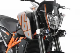 Lampenschutzgitter schwarz für KTM 690 Duke/R (2012-)