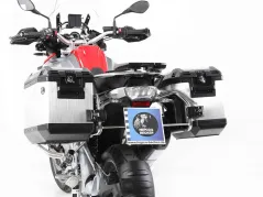 Kofferträgerset Cutout Edelstahl inkl. Xplorer Cutout silber Kofferset für BMW R1200GS LC Adventure (2014-)