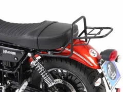 Rohrgepäckbrücke Topcaseträger schwarz für Moto Guzzi V 9 Bobber (lange Sitzbank)(2017-2020)