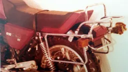 Komplettträgerset (Seitenkofferträger und Rohrgepäckbrücke Topcaseträger) chrom für Moto Guzzi 850 Le Mans III (1982-1985)
