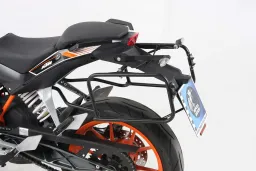 Seitenkofferträger festverschraubt schwarz für KTM 125/200 Duke (2011-2016)