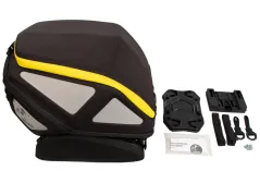 Royster Rearbag Hecktasche mit gelbem Reißverschluss inkl. Seatpad Basic