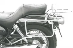 Komplettträgerset (Seitenkofferträger und Rohrgepäckbrücke Topcaseträger) chrom für Kawasaki EN 500 (1996-2003)