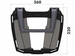 Easyrack Topcaseträger anthrazit für Honda CBR 500 R (2013-2015)