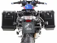 Kofferträgerset Cutout Edelstahlträger inkl. Xplorer schwarz Kofferset für BMW R1250GS (2018-2023)