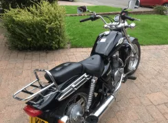 Rohrgepäckbrücke Topcaseträger chrom für Suzuki GZ 125/250 Marauder (1998-2004)