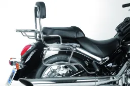 Rohr-Ledertaschenhalter chrom für Suzuki C 1800 R Intruder (2008-2010)