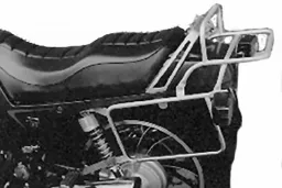 Komplettträgerset (Seitenkofferträger und Rohrgepäckbrücke Topcaseträger) chrom für Yamaha XJ 750 Seca (1982-1984)