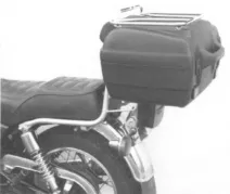 Rohrgepäckbrücke Topcaseträger chrom für Suzuki GN 250 (1984-1999)