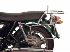 Komplettträgerset (Seitenkofferträger und Rohrgepäckbrücke Topcaseträger) chrom für Triumph Bonneville/T 100/SE (2002-2016)