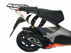 Rohrgepäckbrücke schwarz für Aprilia SR 50. WWW (1997-2004)