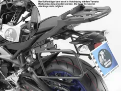 Seitenkofferträger Lock-it für Kombination mit Original-Gepäckbrücke anthrazit für Yamaha MT-09 (2013-2016)