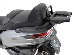 Alurack Topcaseträger schwarz für Kombination mit Originalgepäckbrücke für Piaggio MP3 500 / Sport Advanced (2015-2021)