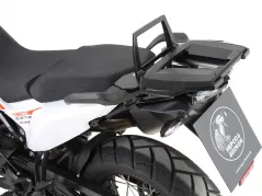 Alurack Topcaseträger schwarz für Kombination mit Originalgepäckbrücke schwarz für KTM 790 Adventure (2019-2021)