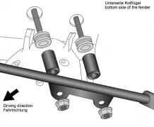 Halteset für Stützstrebe für Honda CRF1000L Africa Twin 2016-2017