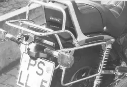 Seitenkofferträger festverschraubt chrom für Honda SLR 650 (1997-1999)