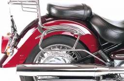 Rohr-Ledertaschenhalter chrom für Yamaha XV 1600 Wild Star (1994-2004)