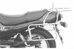 Komplettträgerset (Seitenkofferträger und Rohrgepäckbrücke Topcaseträger) schwarz für Honda CB Two-Fifty (1996-1999)