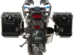 Kofferträgerset Cutout Edelstahlträger inkl. Xplorer schwarz Kofferset für Honda CRF 1100L Africa Twin Adventure Sports (2024-)