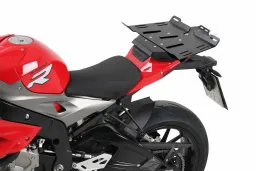 Modellspezifische Gepäckbrückenverbreiterung für Kombination mit Sportrack schwarz für BMW S 1000 RR (2012-2015)