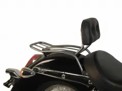 Solorack mit Rückenlehne chrom für Honda VT 750 Shadow (2004 -2007)