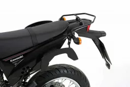 Gepäckbrücke für Universaltopcases mit Kunststoffadapterplatte schwarz für Kawasaki D-Tracker 125 (2010-2013)/KLX 125 (2010-2015)