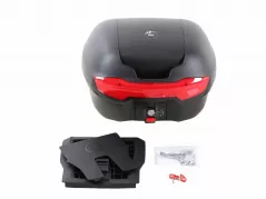 Journey Topcase 40 schwarz inkl. Universal-Topcase-Platte für Fremdträger