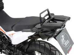 Alurack Topcaseträger schwarz für Kombination mit Originalgepäckbrücke für KTM 890 Adventure / R / Rally (2021-2022)