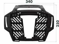 Alurack Topcaseträger schwarz für Honda CB 600 F Hornet (2011-)