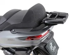 Easyrack Topcaseträger für Kombination mit Originalgepäckbrücke schwarz für Piaggio MP3 350 (2018-2022)