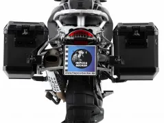 Kofferträgerset Cutout Edelstahlträger inkl. Xplorer schwarz Kofferset für BMW R 1200 GS (2004-2012) / Adventure (2006-2013)