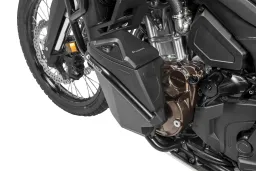 Motorrad Werkzeugbox mit Motorsturzbügel NO DCT - komplett - Edelstahl, schwarz für Honda CRF1100L Africa Twin / CRF1100L Adventure Sports
