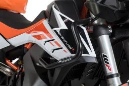 Verkleidungssturzbügel Edelstahl, schwarz für KTM 890 Adventure (-2022)/ 890 Adventure R (-2022)/ 790 Adventure/ 790 Adventure R (-2022)